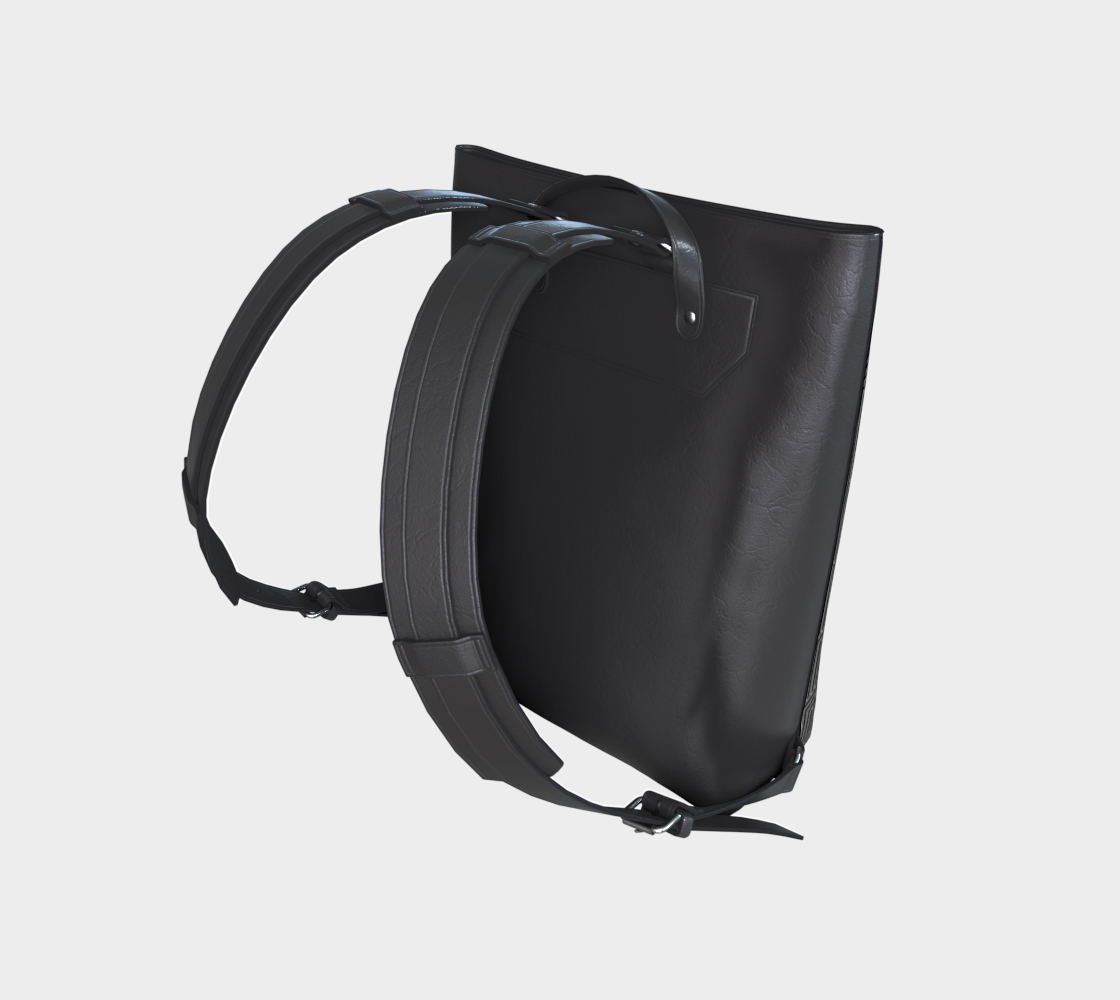 Deep Maze Vegan Leather Backpack